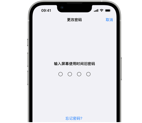 鄂州iPhone屏幕维修分享iPhone屏幕使用时间密码忘记了怎么办 