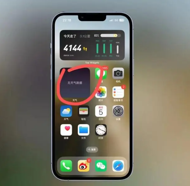 鄂州苹果手机维修分享:iOS16主屏幕天气小组件无法正常工作怎么办？ 