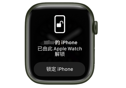 鄂州苹果手机维修分享用 AppleWatch 解锁配备面容 ID 的 iPhone方法 