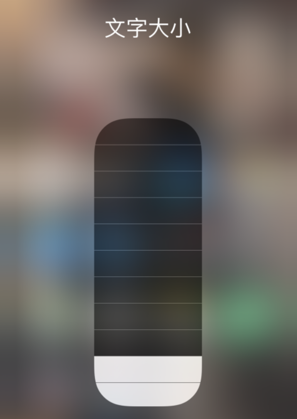 鄂州苹果手机维修分享小技巧：在 iPhone 控制中心快速调节字体大小 