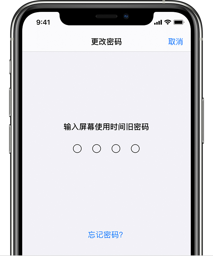鄂州苹果手机维修分享iOS 14 忘记屏幕使用时间密码怎么办 